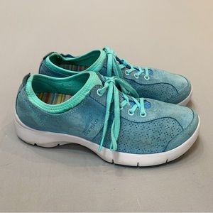 DANSKO teal aqua supportive walking casual shoes sneakers, 39.